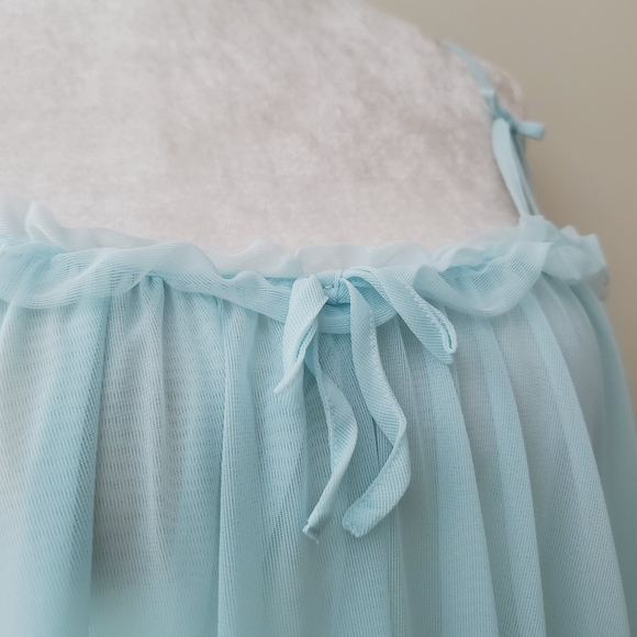 Betsey Johnson Tricot Ruffle Hem Slip Dress - Picture 4 of 15